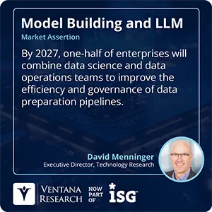 By 2027, one-half of enterprises will combine data science and data operations teams to improve the efficiency and governance of data preparation pipelines.